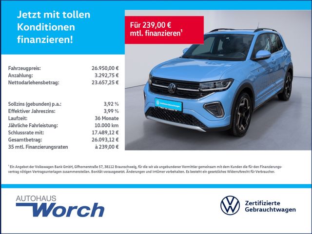 T-Cross 1.5 TSI DSG R-Line NAVI+AHK+SHZ+LED+