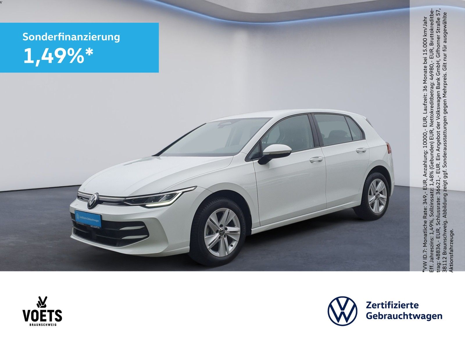 Volkswagen Golf VIII Life 1.5 eTSI DSG LED+RearView+ACC