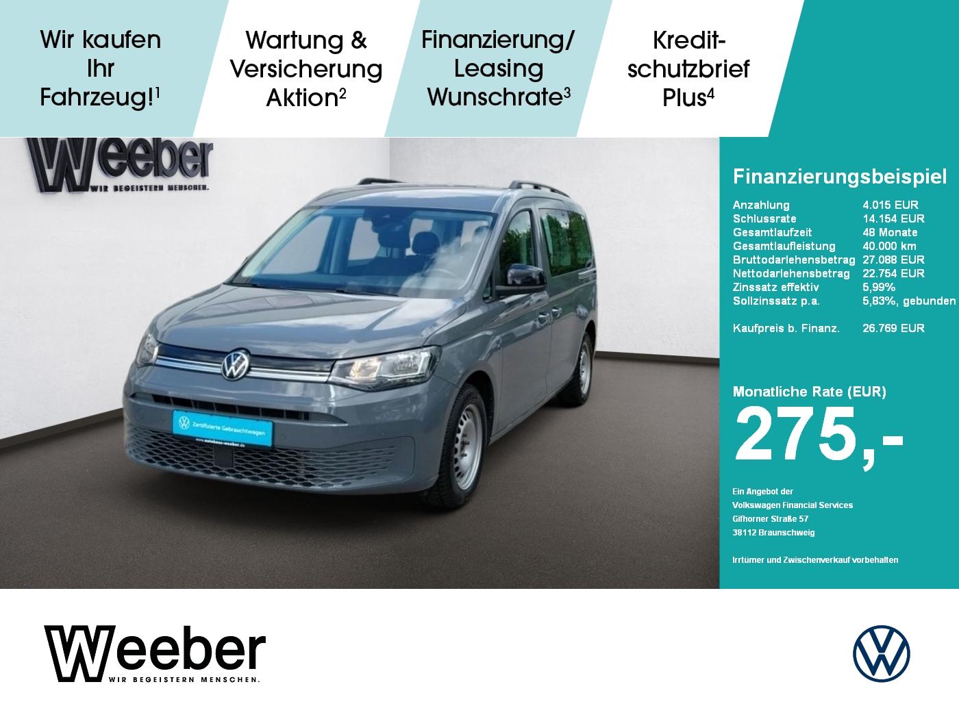 Volkswagen Caddy Maxi Life *AHK*PDC*NAVI*17 LM*APP CONNECT*