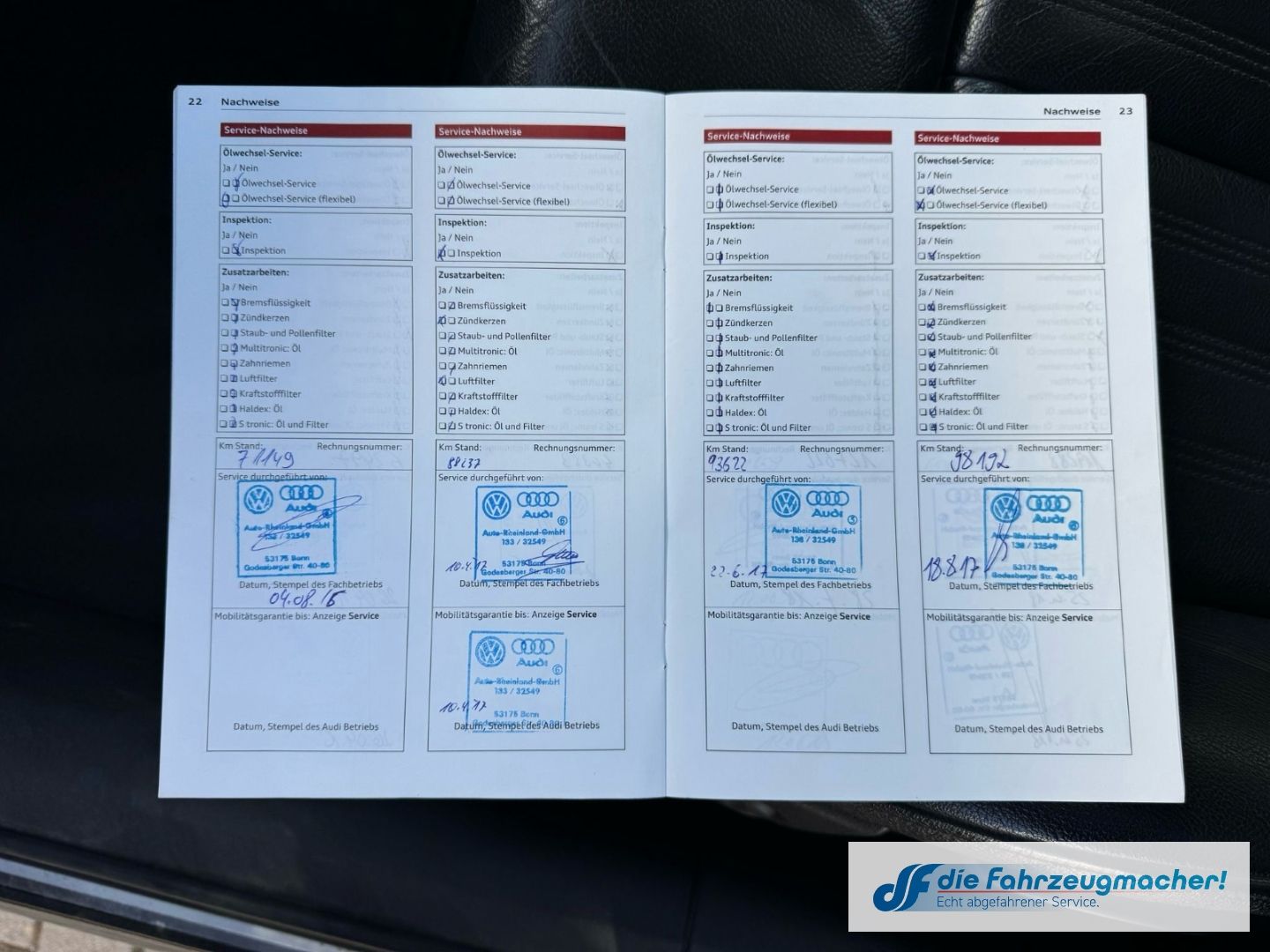 Fahrzeugabbildung Audi A6 Avant 2.8 FSI AHK-klappbar Navi Leder Bi-Xeno