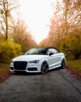 Audi S3 Cabrio*TÜV+Service NEU*noOPF*H&R Federn - Audi S3 mit Benzin-Antrieb: Weiß, Alcantara, Navigationssystem