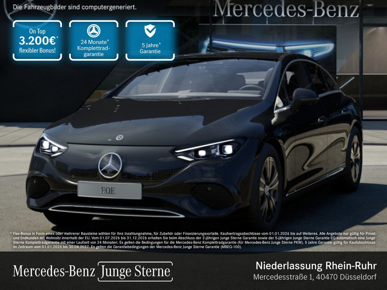 Mercedes-Benz EQE 300 ELECTR.ART/PREM./PANO/WD/BURM/DISTR/DIGI