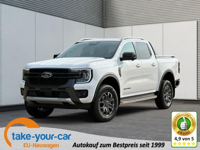 Ford Ranger Wildtrak 3,0 DoKa+4x4+AHK+NAVI+360°+LE...