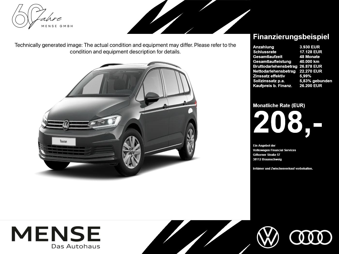 Volkswagen Touran 2.0 TDI DSG Comfortline CarPlay AHK Pano, миниатюра 2