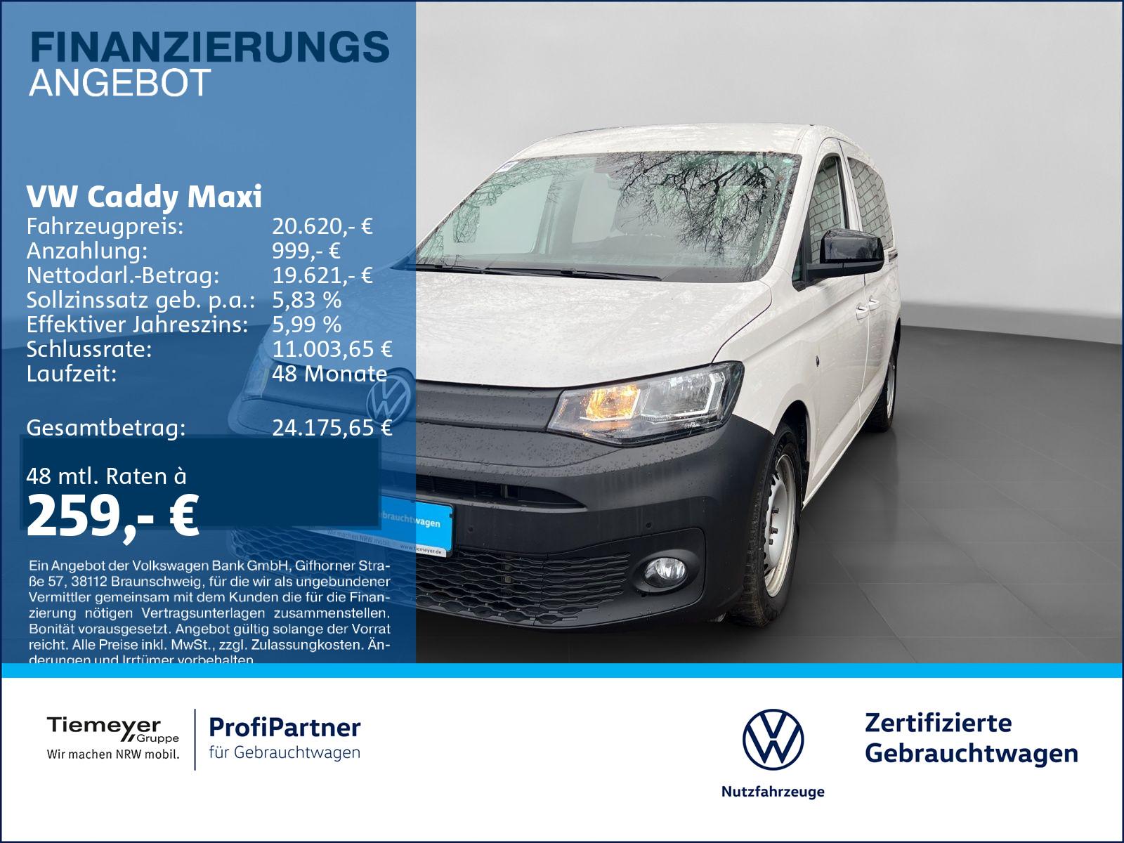 Volkswagen Caddy Maxi TDI AHK NAVI CLIMATRONIC