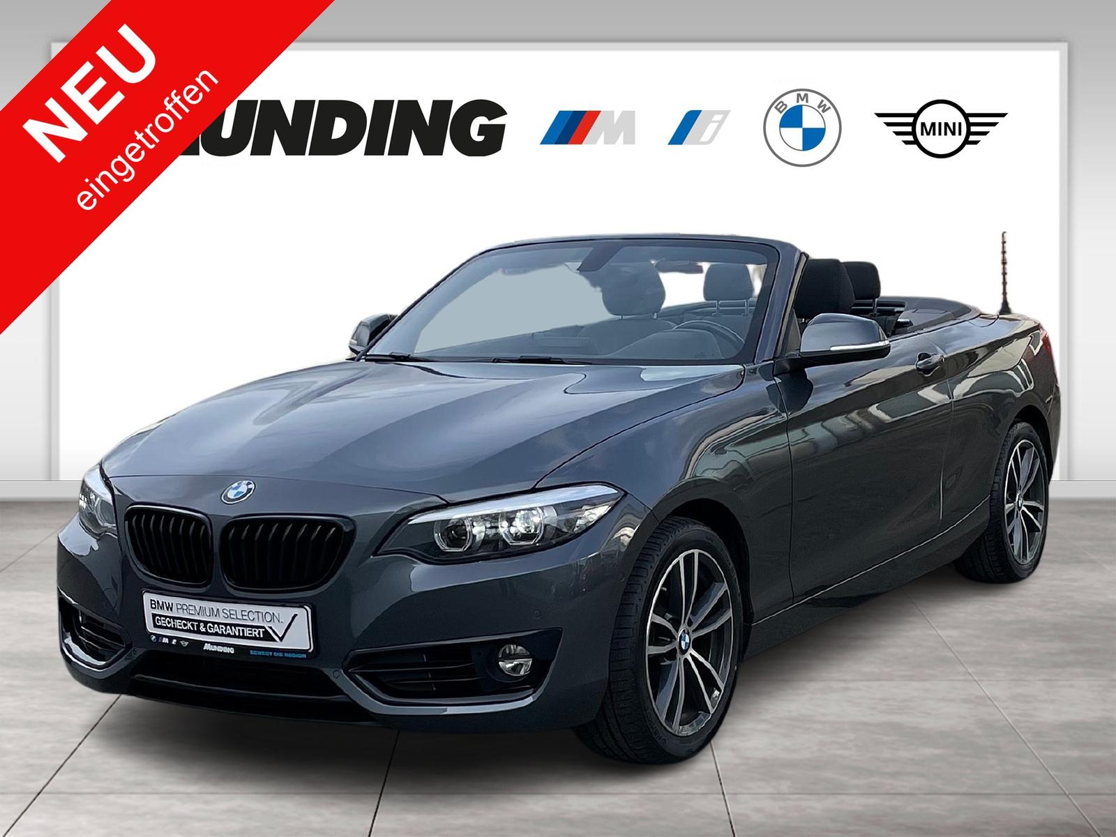 BMW 218i A Cabrio SportLine Navi|MFL|Teilleder|PDC