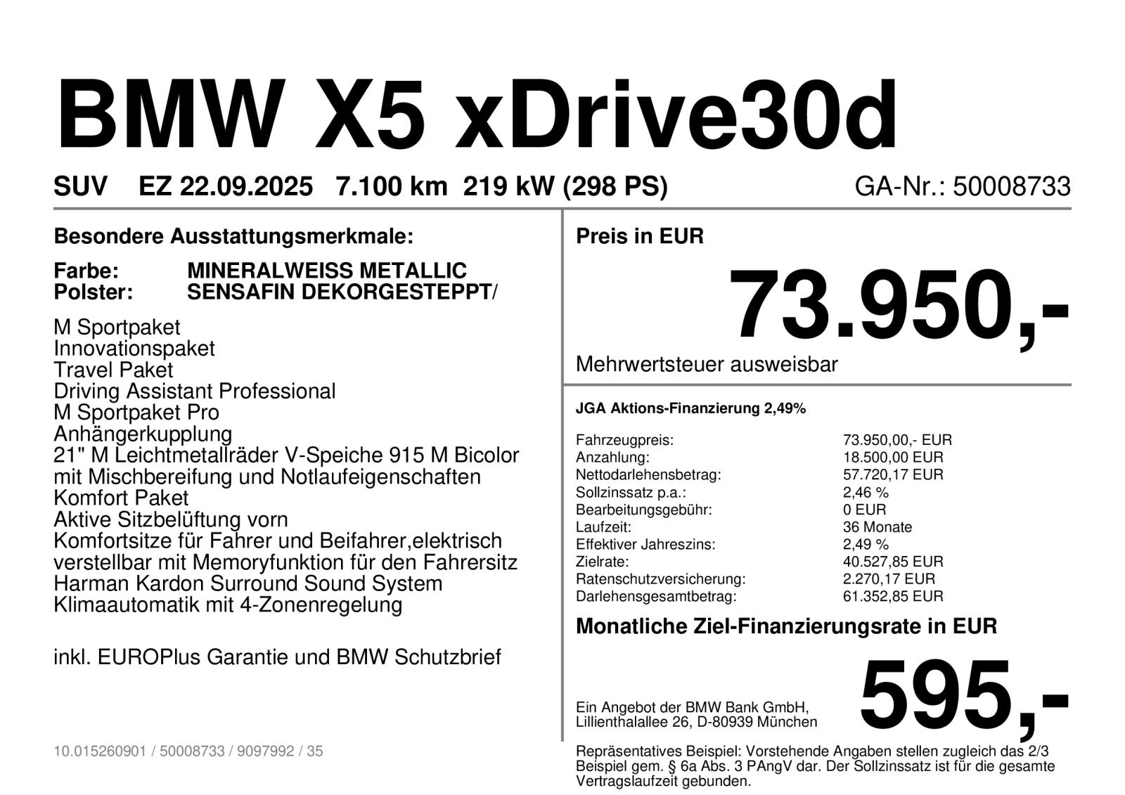 BMW X5 xDrive30d Navi Tempom.aktiv Panoramadach imagem 2