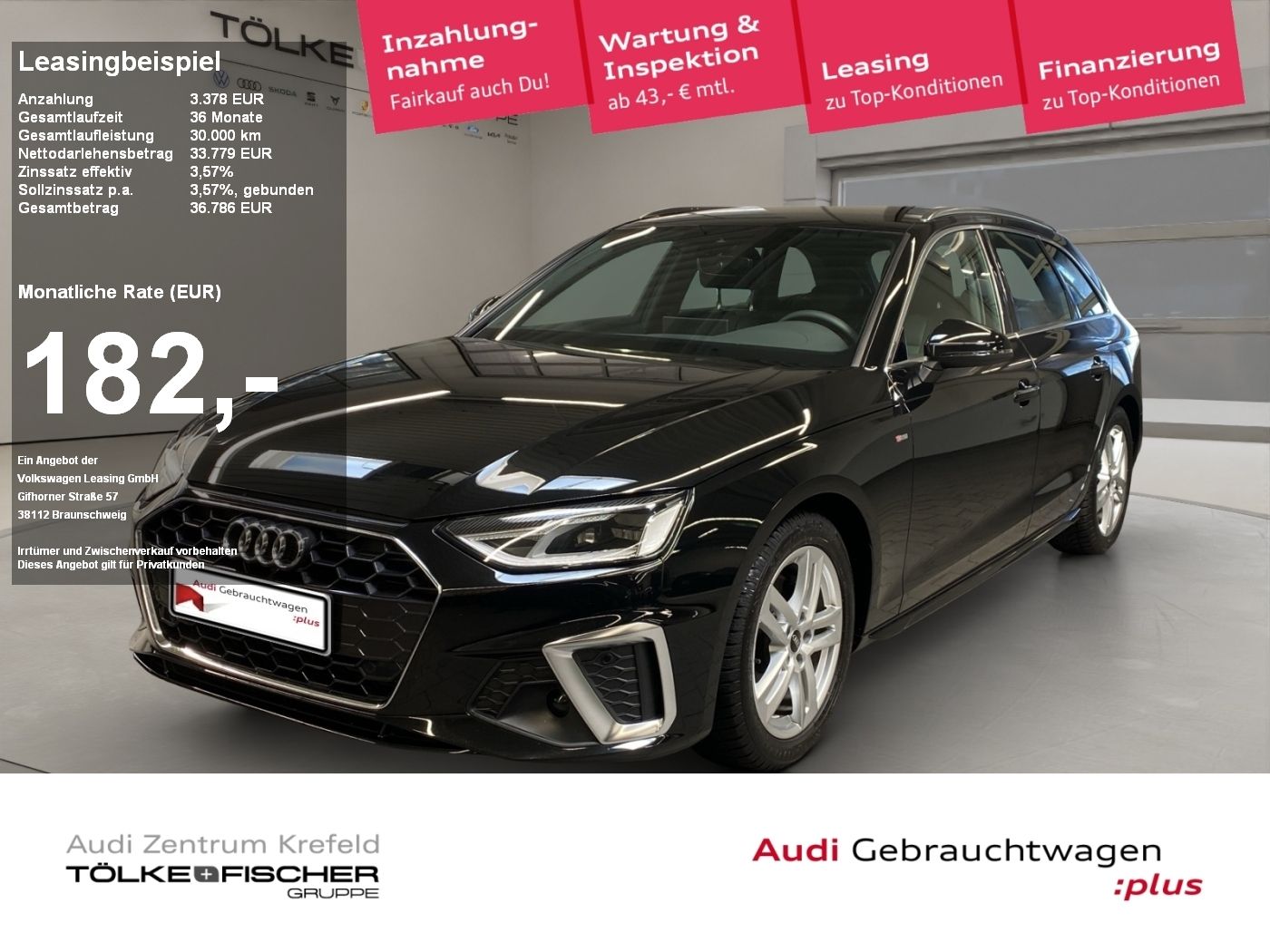 Audi A4 35 2.0 TFSI Avant S-Line ACC FLA LED SHZ PDC