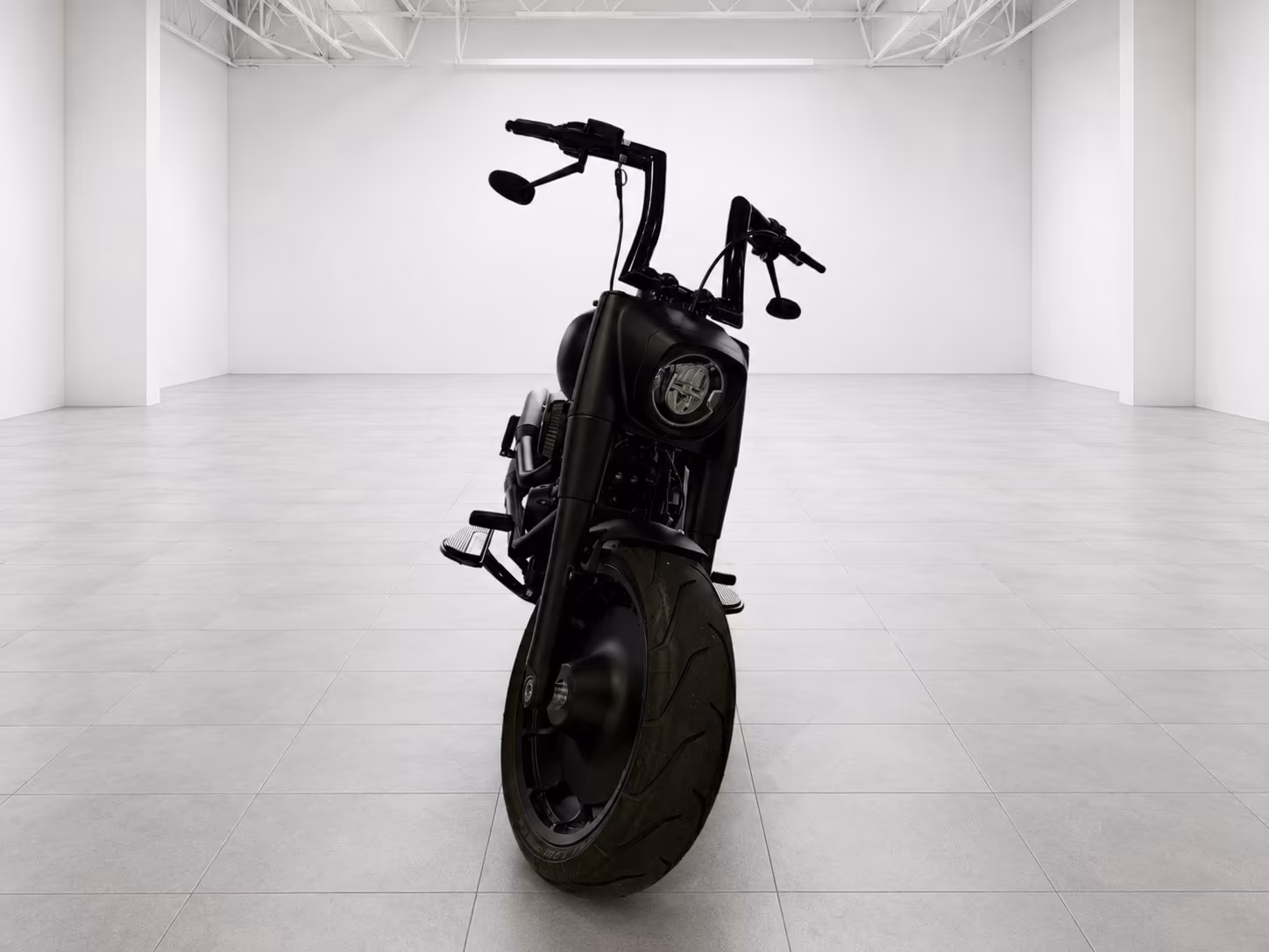 Harley-Davidson Fat Boy Ape Luftfahrwerk Kesstech