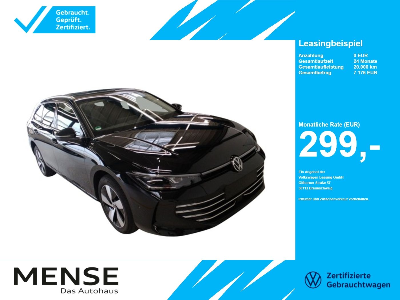 Volkswagen Passat Variant 2.0TDI DSG Business IQ.Light AHK