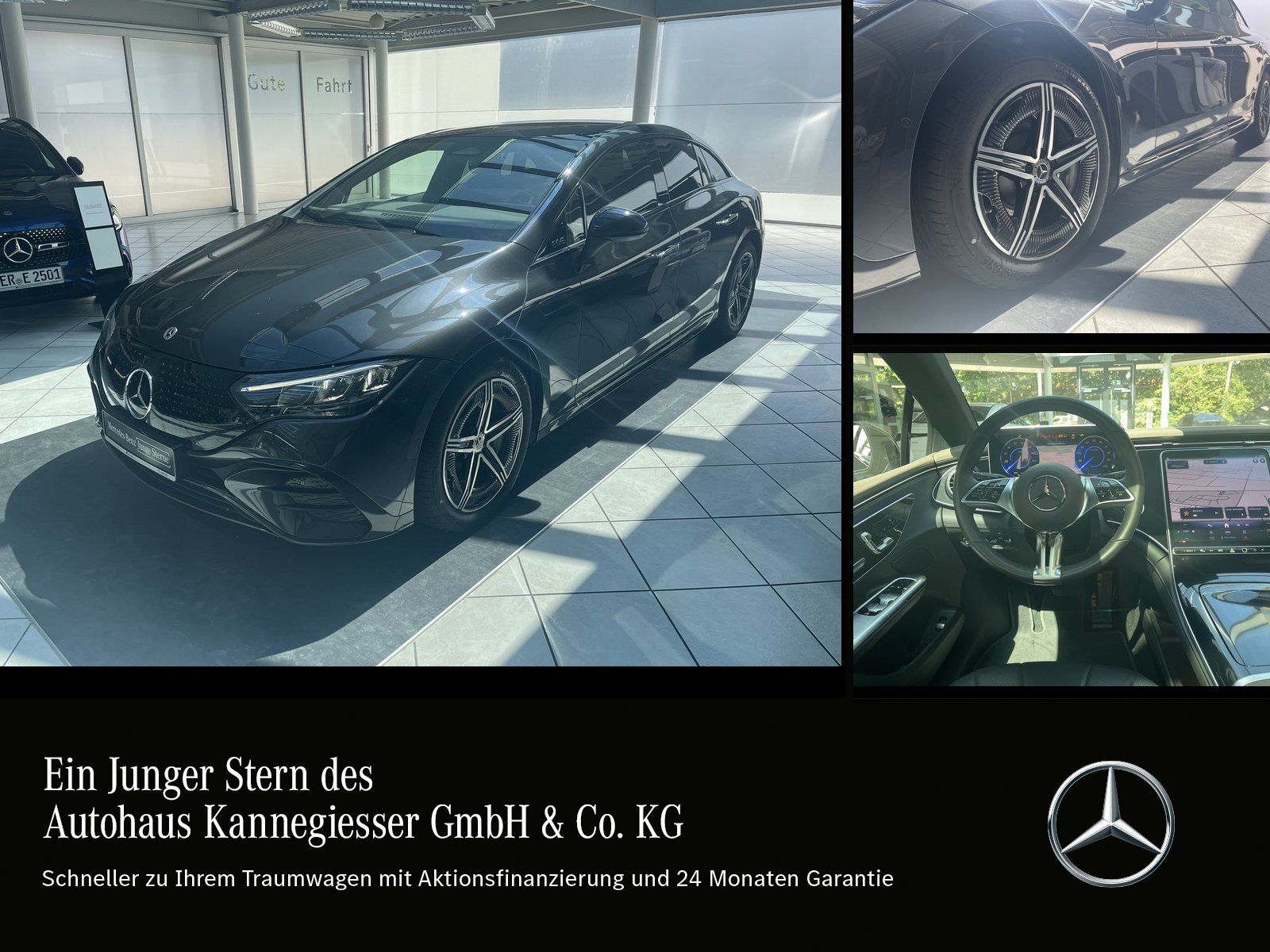 Mercedes-Benz EQE 300 AMG-NIGHT PANO-DACH HA-LENKUNG 2024