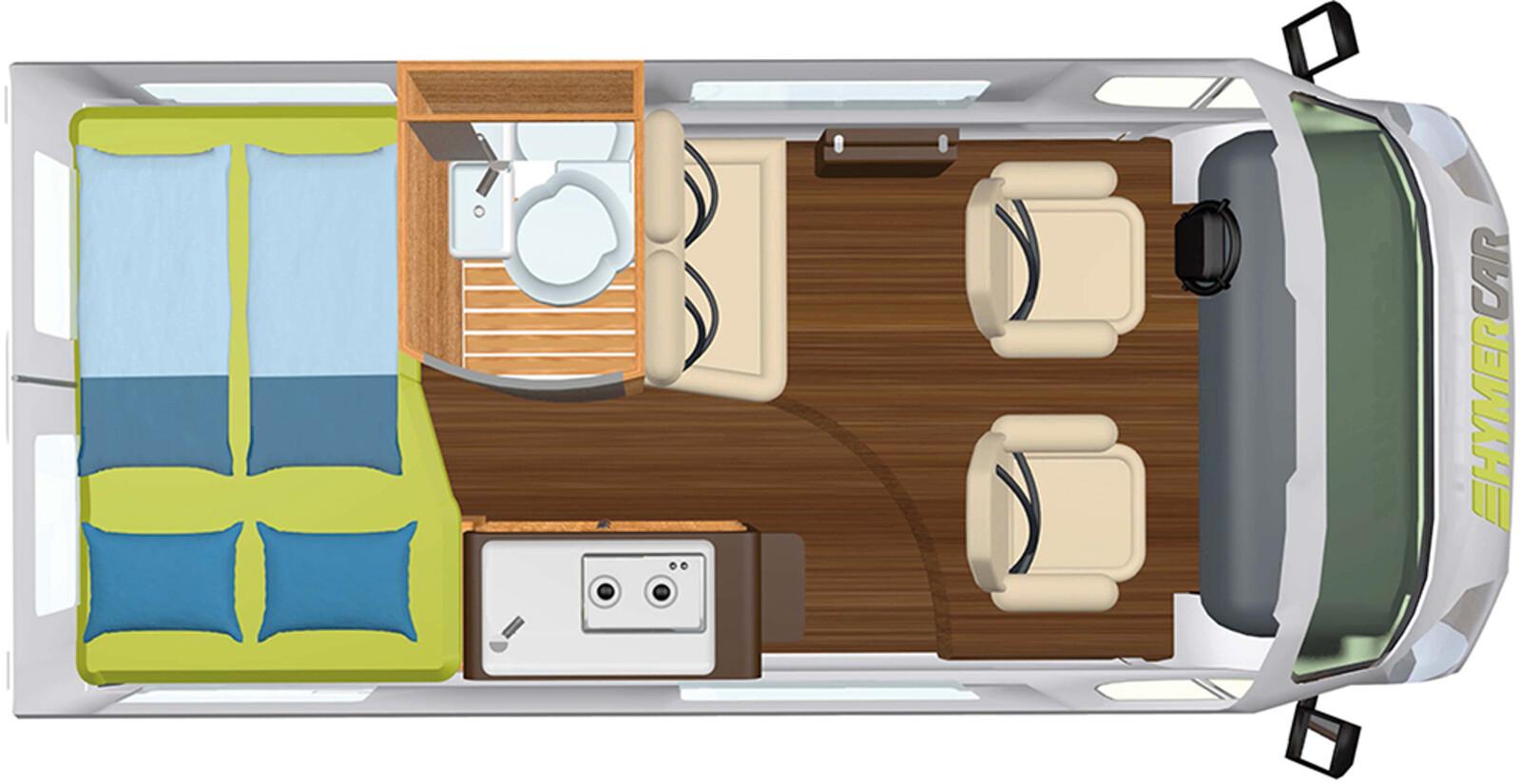 HYMER / ERIBA / HYMERCAR Ayers Rock Fiat Aufstelldach*150 PS*2.te Hand