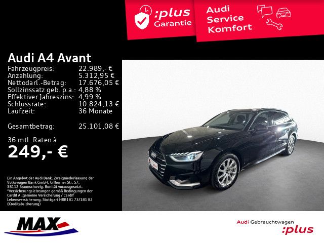 A4 Avant 40 TDI ADVANCED LED+MMI NAVI+KLIMA+PDC+