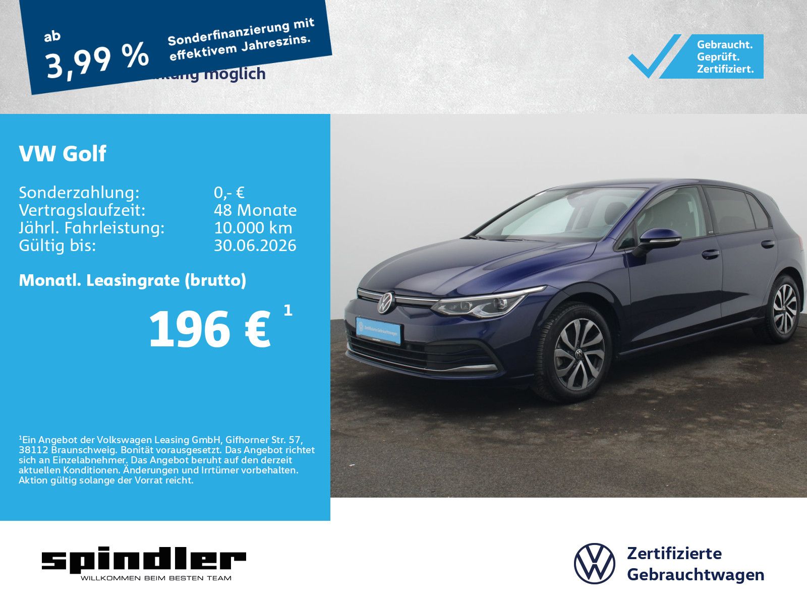 Volkswagen Golf VIII Active 1.5 TSI / IQ.Drive, Standh, HuD