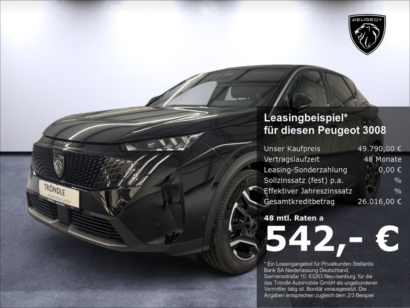 Peugeot 3008 GT Plug-In Hybrid 195 AHK-abnehmbar Navi LE