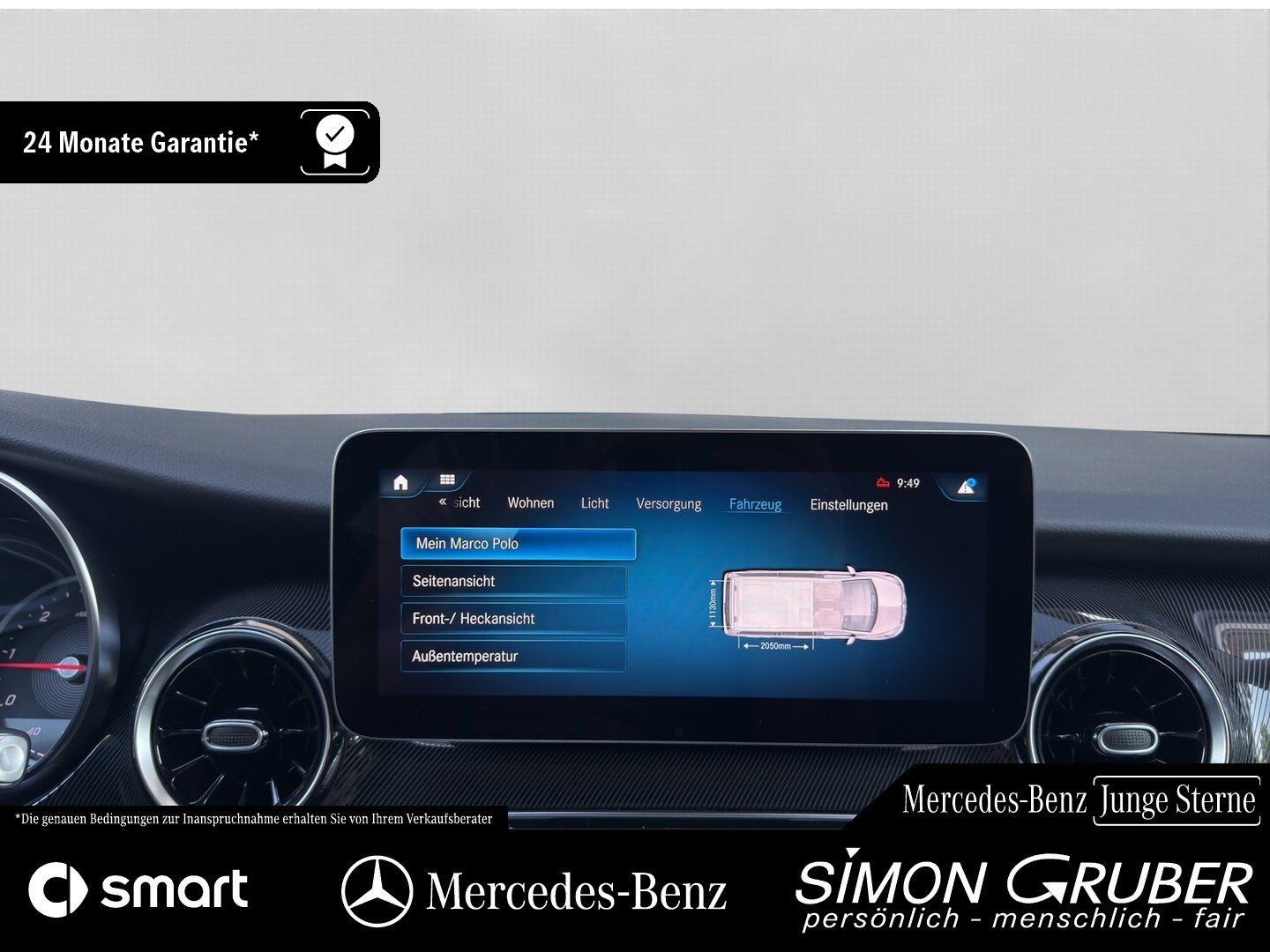 Fahrzeugabbildung Mercedes-Benz V 300 d Marco Polo AMG Airmatic Glasdach 2*Stand