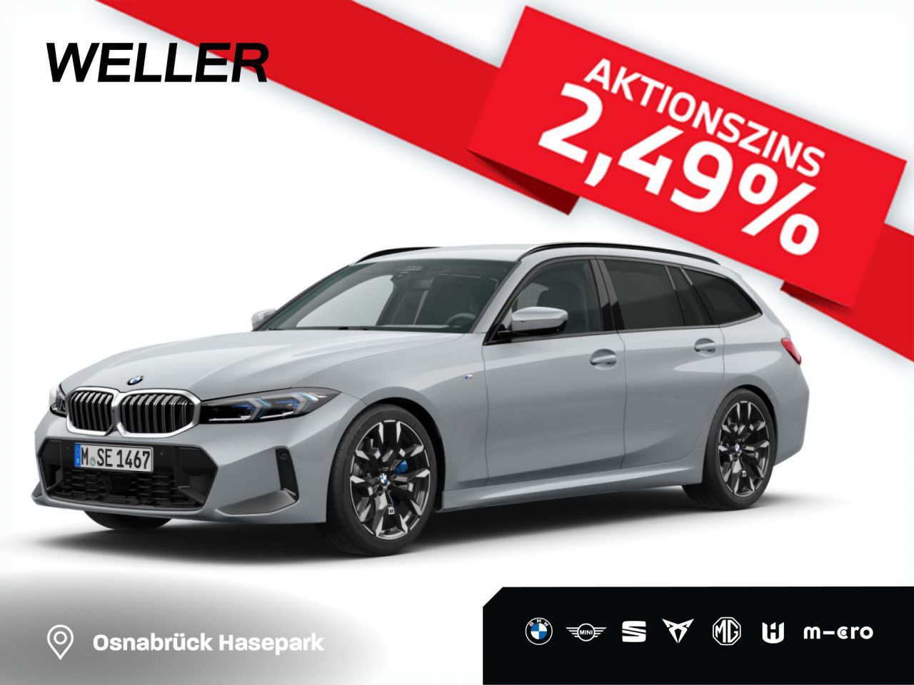 BMW 330i xD T M SPORT AdLED DA St+Go 360° Leas 419.