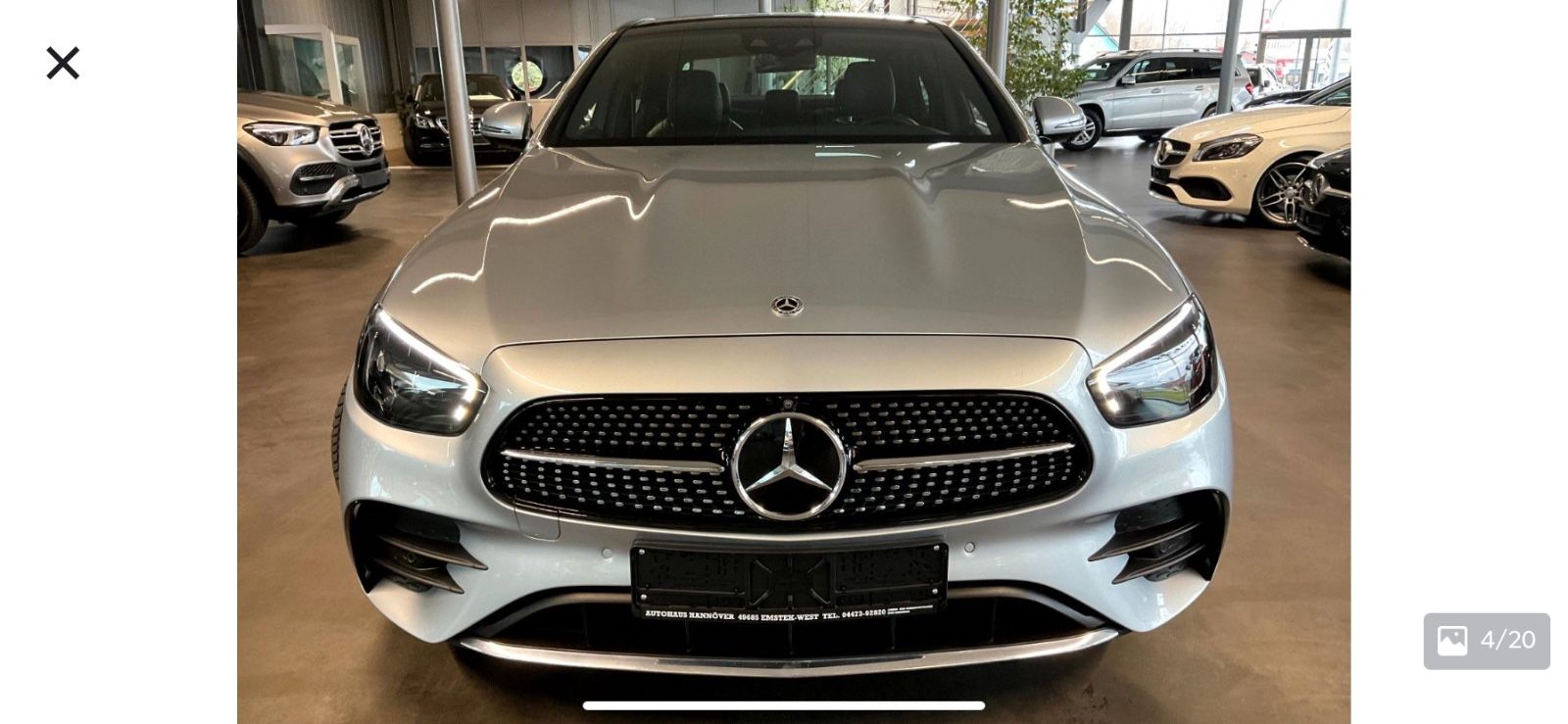 MERCEDES-BENZ E 400 d 4MATIC AMG Distr Pano 360° SHZ 59TKM