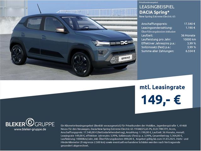 Dacia Spring New Spring Extreme Electric 65