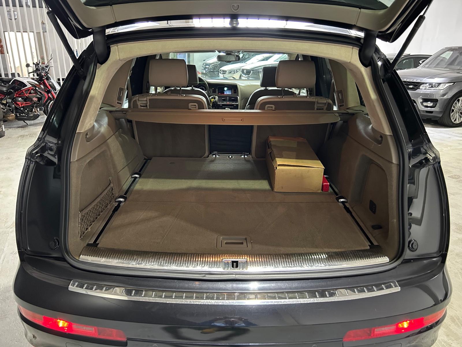 Audi Q7 4.2 TDI V8 quattro S line | 326 ch | BVA | 4 places individuelles | Cuir beige | Suspension pneumatique | GPS | Accès sans clé