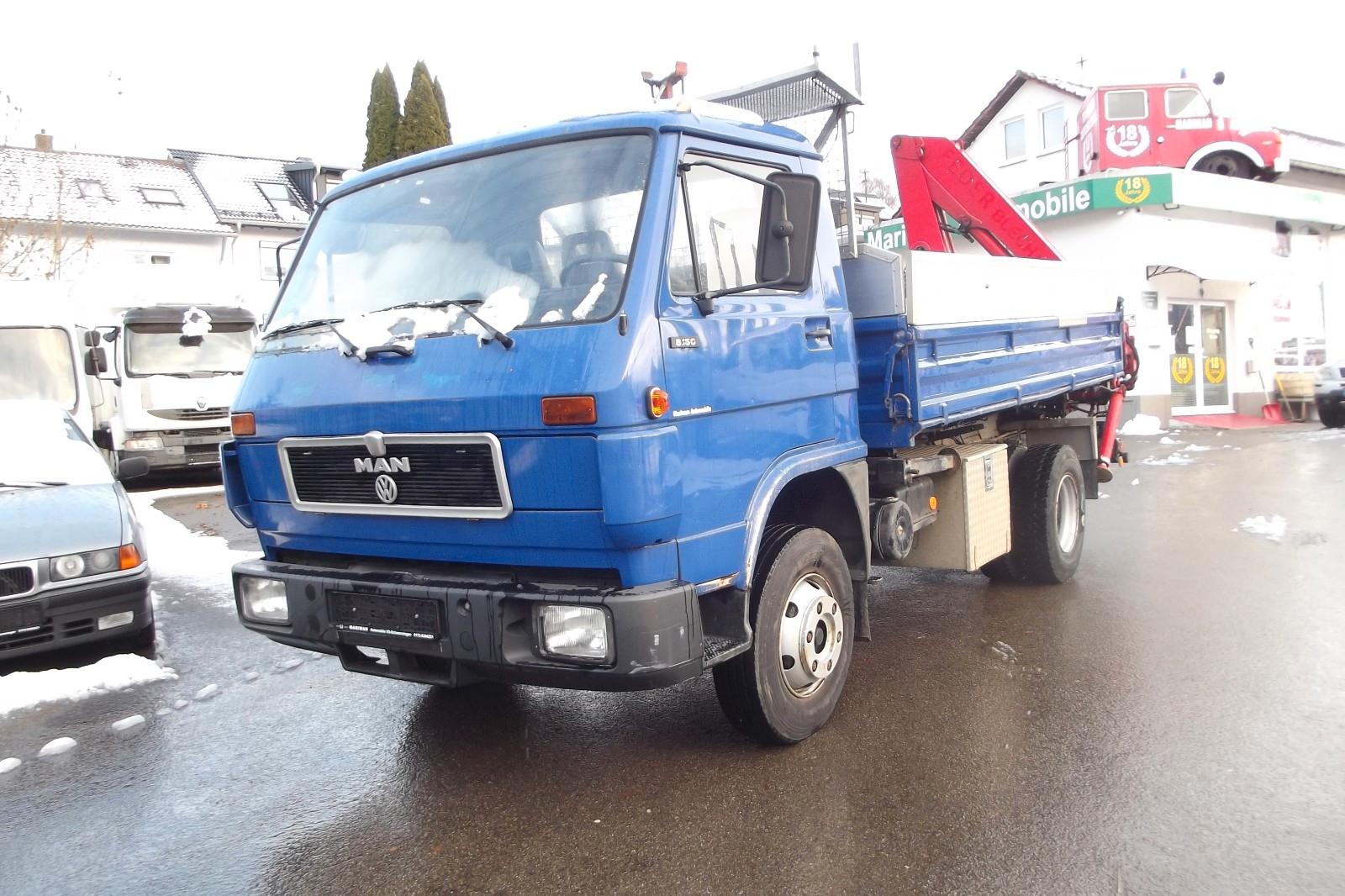 MAN 8.150,3 SeitenKppir,Kran,Orgi 131000KM,1-Hand,