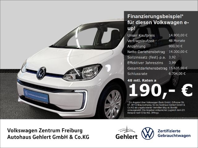 Volkswagen up e-up! Sitzheizung Rückfahrkamera Schnellladen