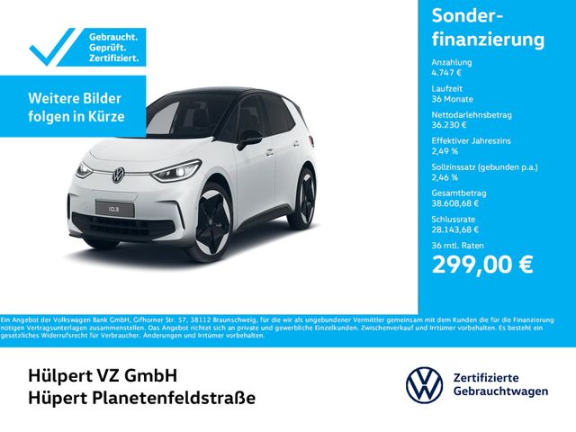VW ID.3 PRO S BLACK STYLE WÄRMEPUMPE CAM ACC LM20