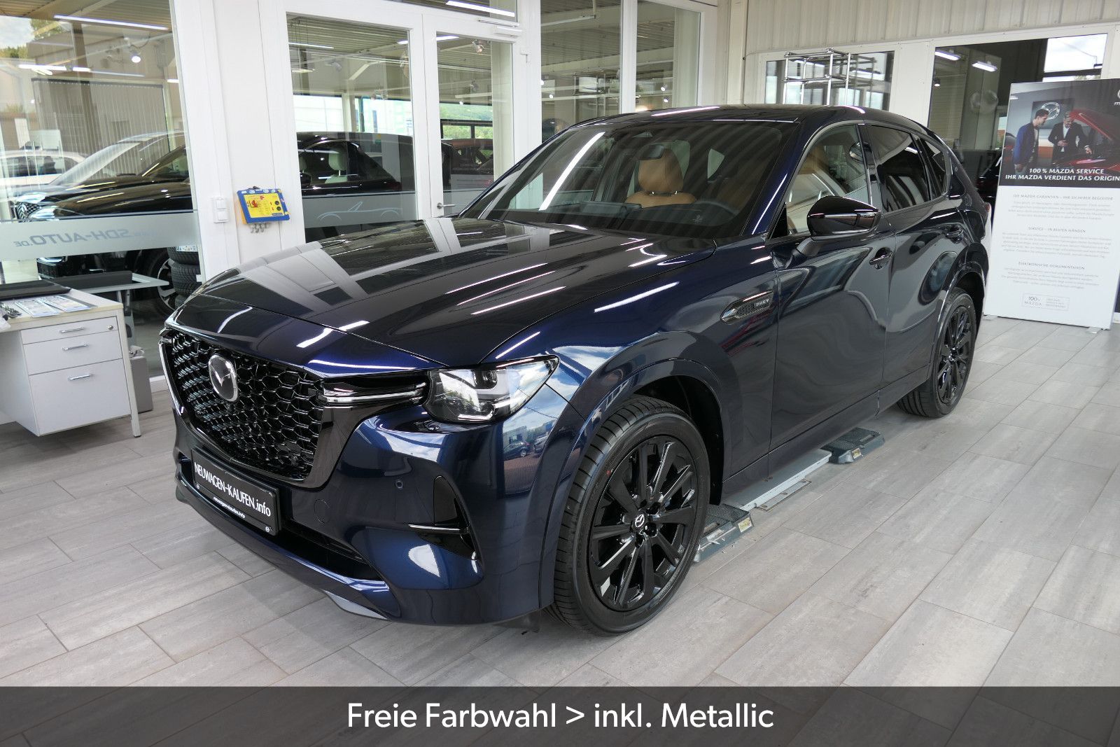 Mazda CX 60 2026 Skyactive AWD HOMURA-Plus Leder Braun imagem 2