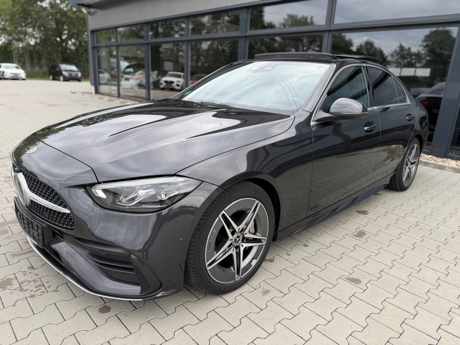 Mercedes-Benz C200d AMG Line -Pano-ACC-AmbientePlus-DAB-LED