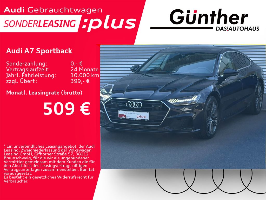 Audi A7 Sportback 45 TFSI S LINE QUATTRO+HUD+WINTERRÄ