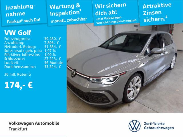 Volkswagen Golf VIII 2.0 TSI DSG GTI LEDER 19"Alu, IQ-Light