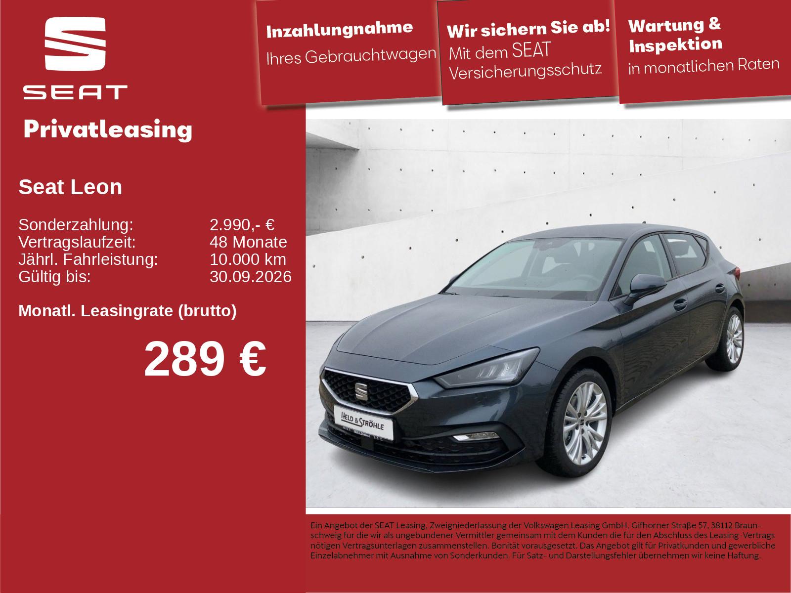 Seat Leon Style Edition 1.5 eTSI DSG LED NAVI KEYLESS
