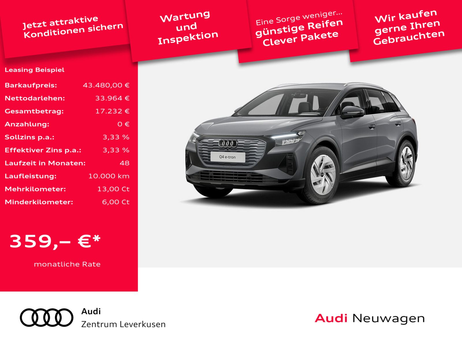 Audi Q4 40 e-tron LED APP NAVI SHZ KLIMA PDC