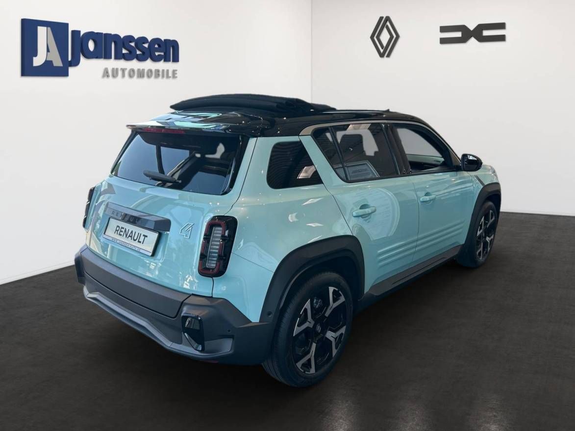 Fahrzeugabbildung Renault 4 E-Tech elektrisch Techno 'plein sud' 150 Comfo