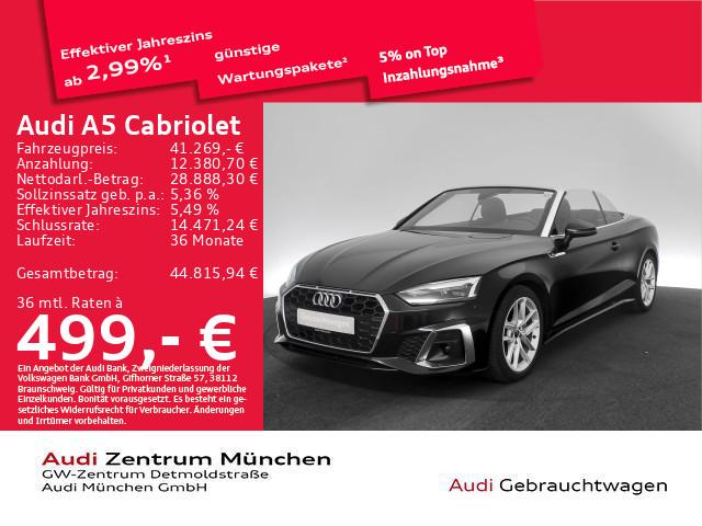 Audi A5 Cabriolet 40 TFSI S tronic S line VirtualNav 2024