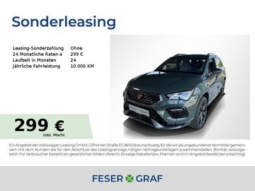 Cupra Leasingangebot: Cupra Ateca 2.0 TSI DSG 4D Tribe Edition Navi/AHK/360°