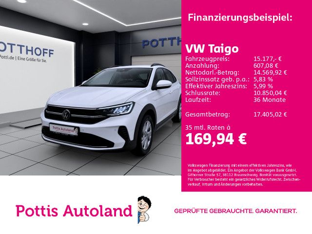 Volkswagen Volkswagen Taigo 1.0 TSI LIFE KLIMA KAMERA LED PDC