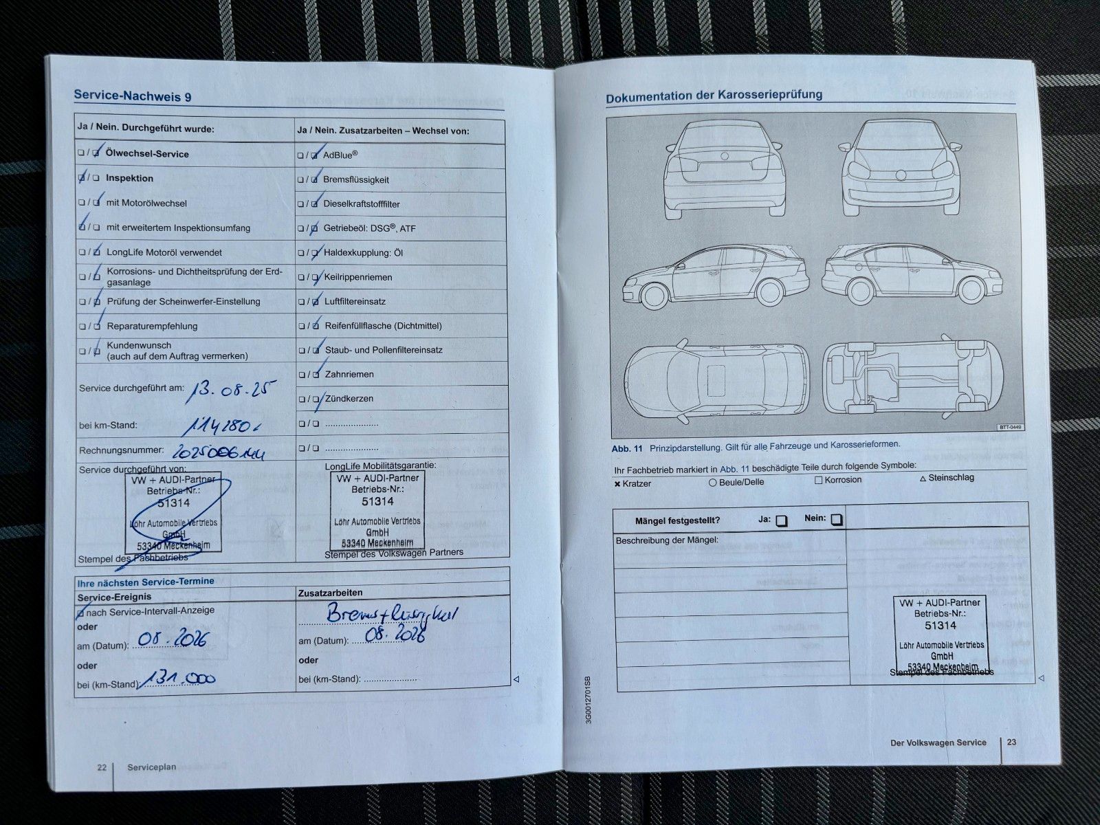 Fahrzeugabbildung Volkswagen Golf VII 1.2 TSI Variant Lounge 1.HAND SCHECKHEF