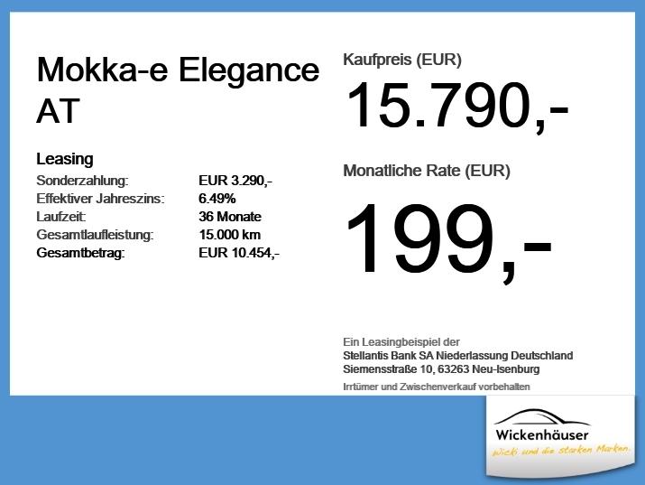 Opel Mokka-e Elegance Aut. SpurH LM KAM LED KlimaA BT