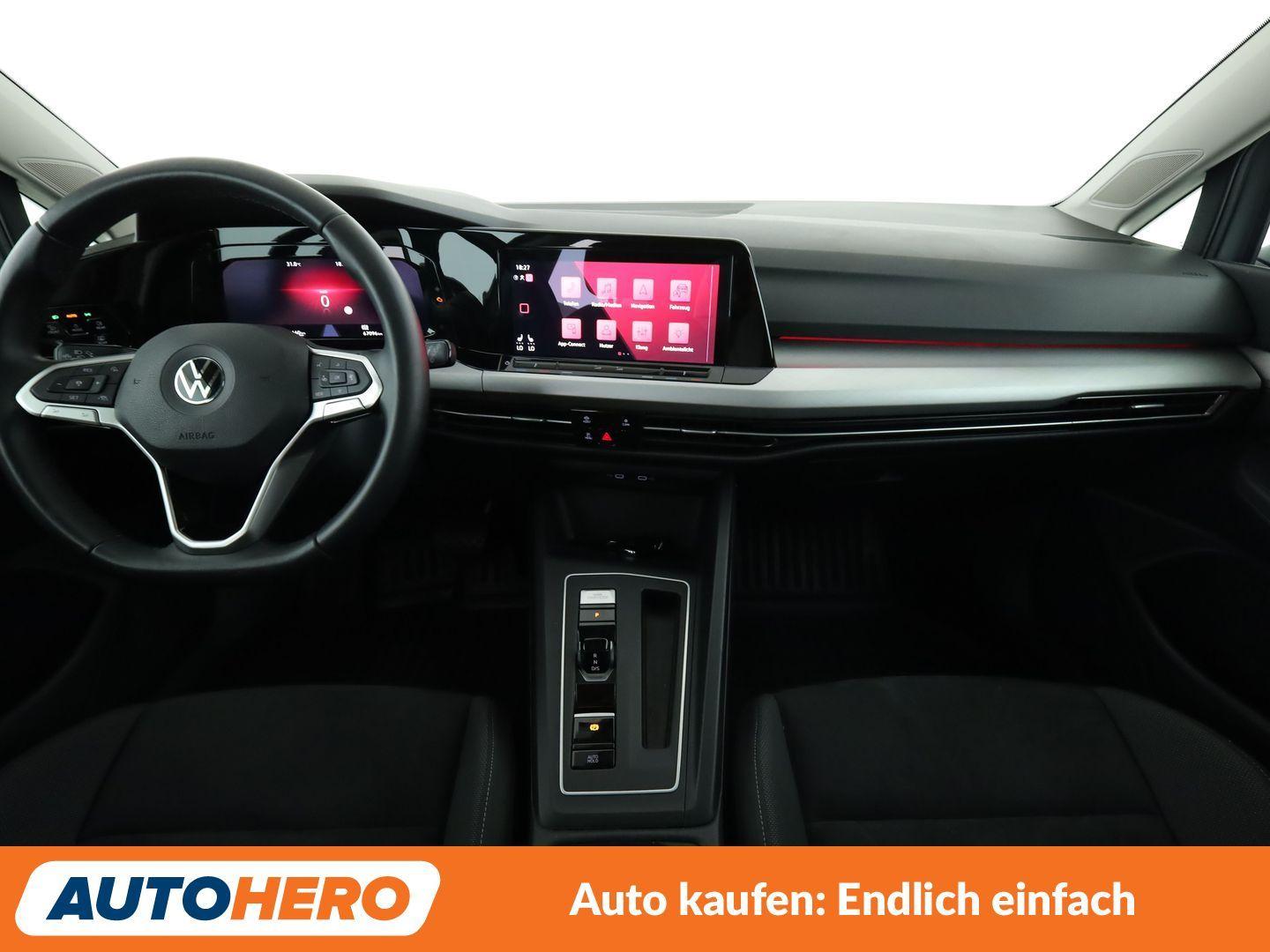 Volkswagen Golf VIII 1.5 eTSI ACT Life Aut. *LED*ACC*PDC*SH, миниатюра 11