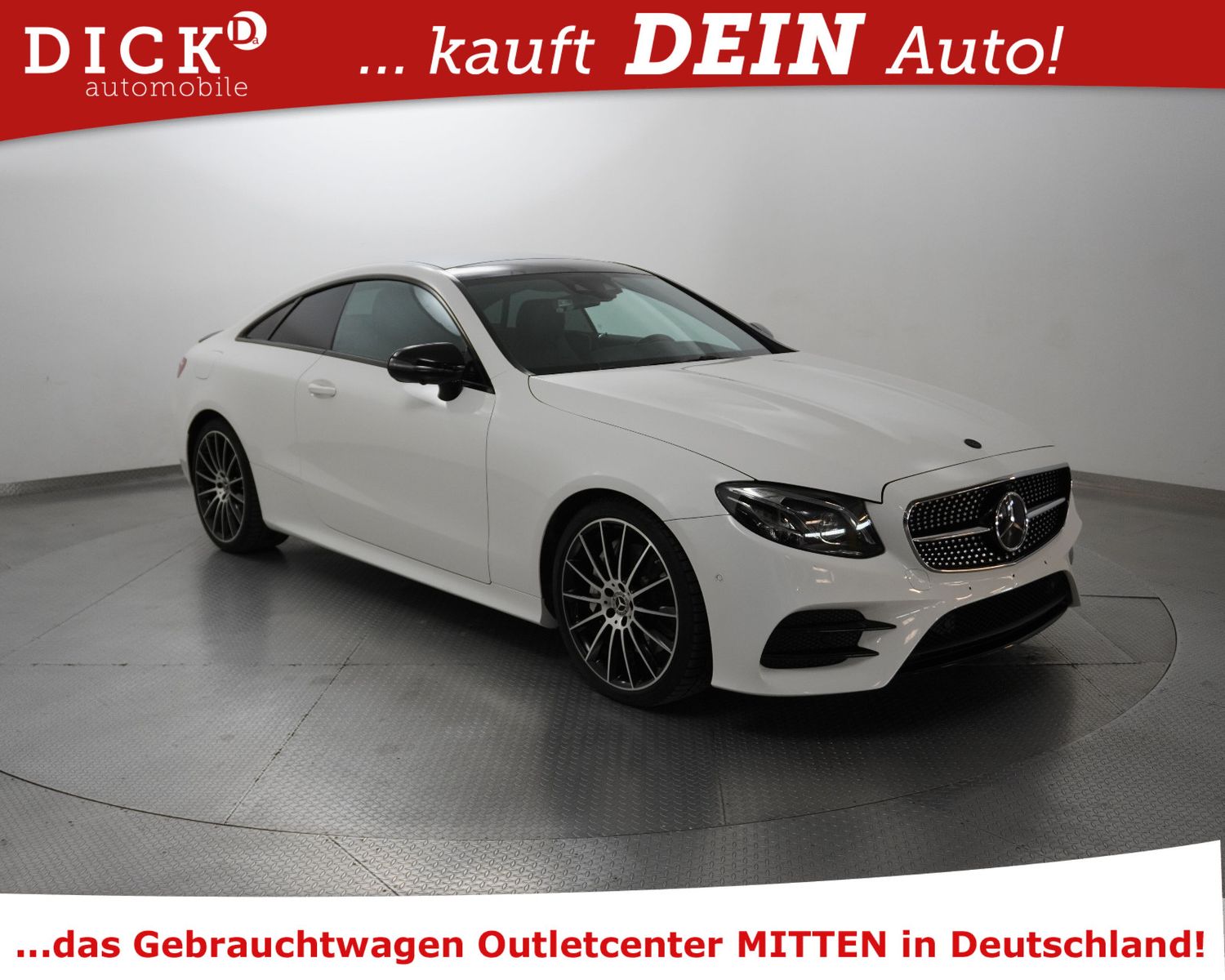 Fahrzeugabbildung Mercedes-Benz E350d Coupe 2X AMG Line NIGHT+PANO+VIRTU+360+VOL