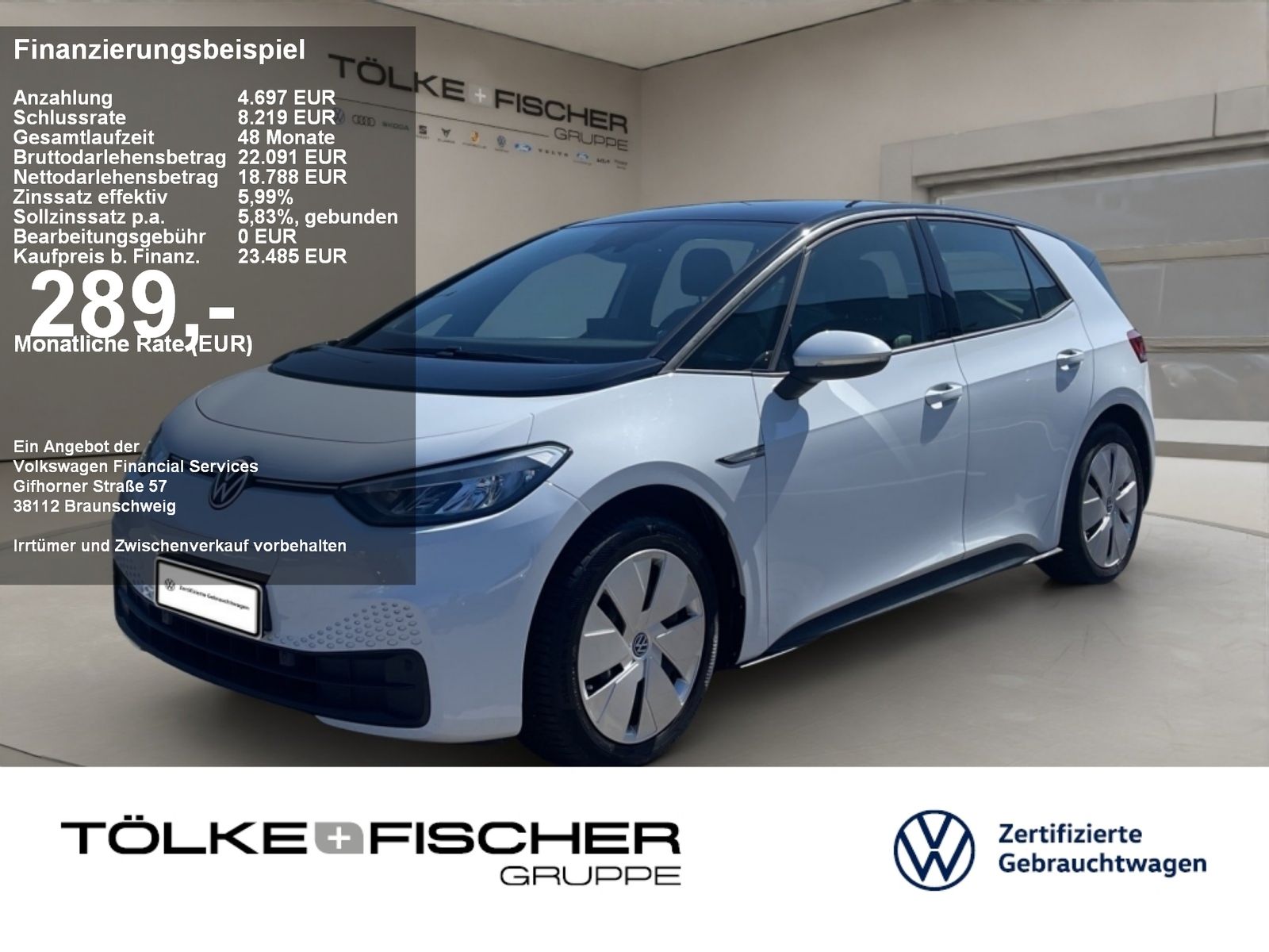 VW ID.3 Pro W ACC AUT Navi KlimaA. LED PDC SHZ