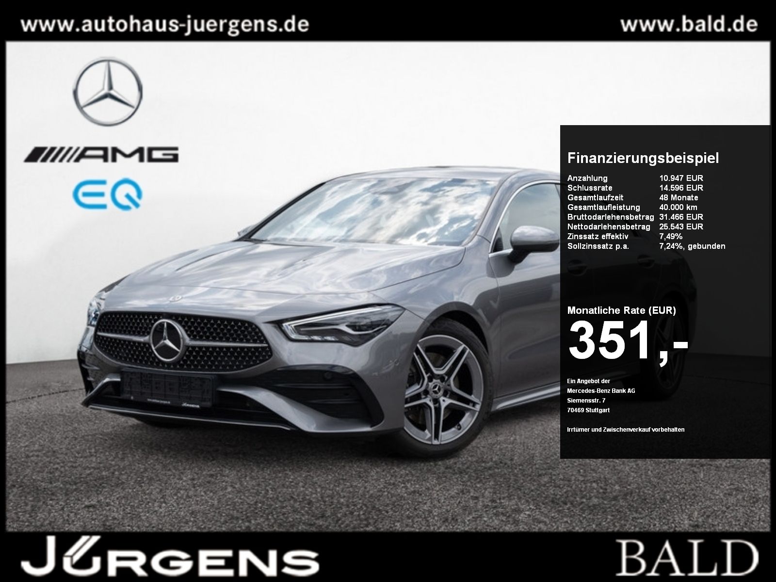 MERCEDES-BENZ CLA 200 d Coupé AMG-Sport/LED/Kamera/Keyl/Winter