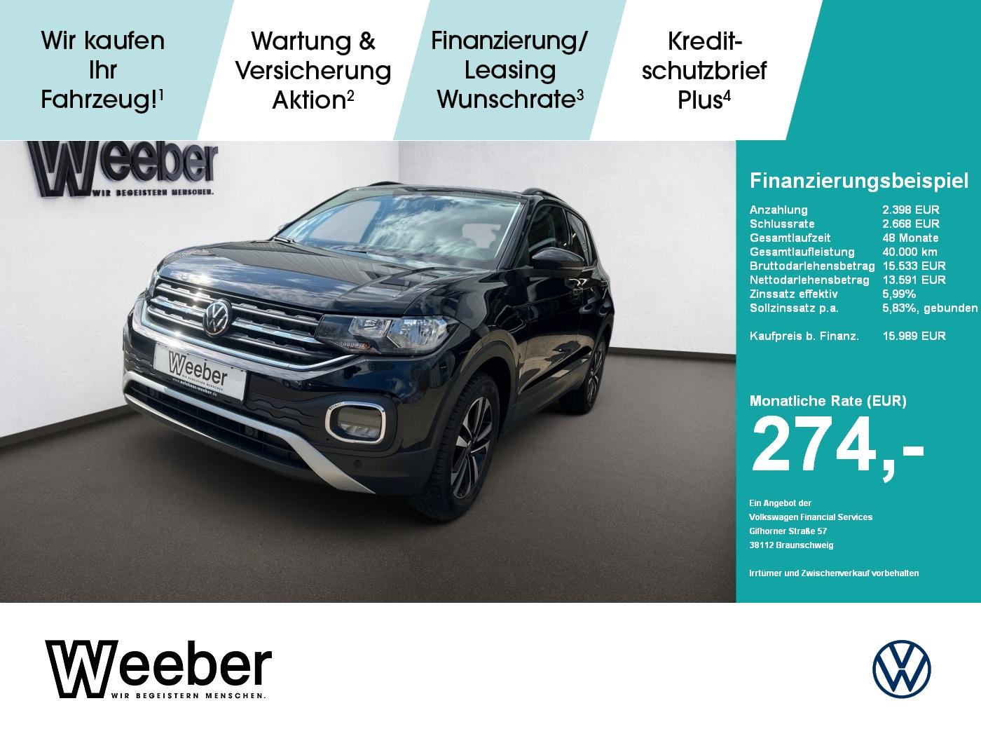 Volkswagen T-Cross United *ACC*NAVI*PDC*APP CONNECT*SHZ*