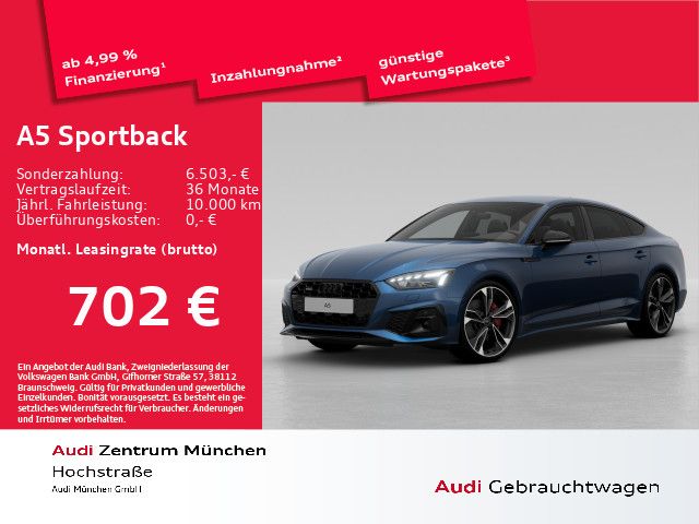 Audi A5 Sportback S line business 45 TFSI qu. S troni