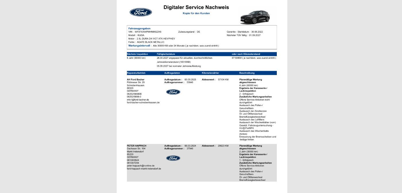 Ford Kuga ST-Line X Navi Kamera Voll-LED Leder SHZ LH imagem 3