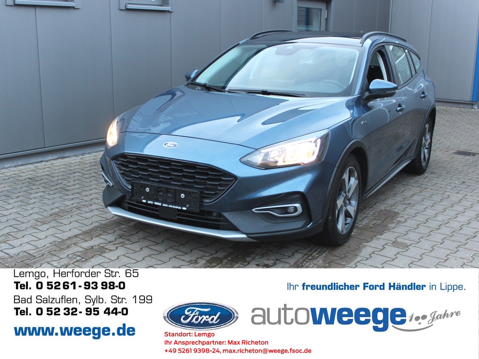 Fahrzeugabbildung Ford Focus Active 1,5 EcoBoost Start/Stopp