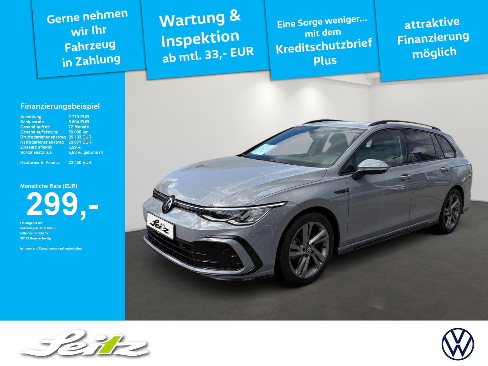 Volkswagen Golf VIII Variant 1.5 TSI R-Line *LED*PDC*STANDH