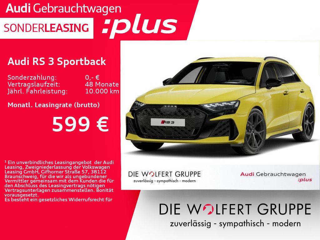Audi RS 3 Sportback RS-SPORTAGA*280KM/H*RFK*SONOS*HUD
