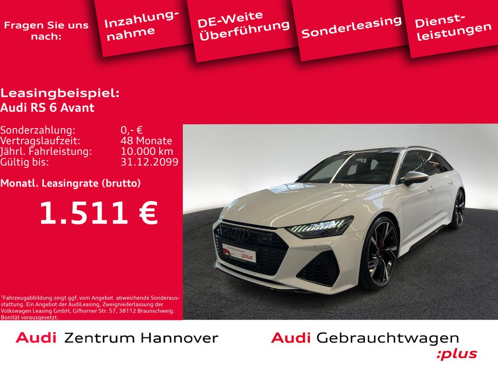 Audi RS 6 Avant 4.0 TFSI quattro HuD Laser Pano AHK D